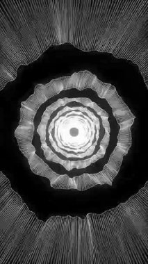 yüksek ve gelecekçi modern teknoloji, iletişim ağı konsepti, tünel döngüsü animasyonu soyut arkaplan