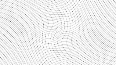 Beyaz arkaplanda hareket eden soyut noktalar, yarım tonlu noktalı doku canlandırması