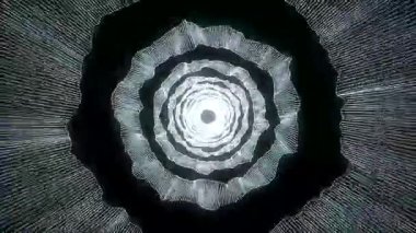 yüksek ve gelecekçi modern teknoloji, iletişim ağı konsepti, tünel döngüsü animasyonu soyut arkaplan