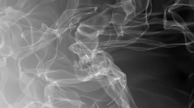 Tek renkli Ethereal Soyut Alev Döngüsü, duman, sis ve yangın bileşimi için örtüşür