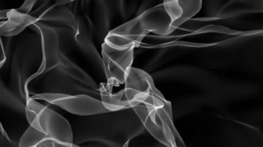 Ethereal Soyut Alev Döngüsü, duman, sis ve ateşin birleşimi için örtüşür