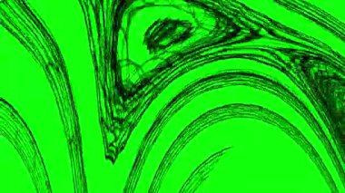 yeşil ekranda izole edilmiş kablo animasyonu. Teknoloji, bilim, plan veya bilgi konsepti için soyut hareket arkaplanı