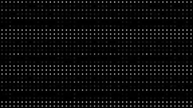 yüksek teknoloji rastgele parlayan noktalar ve azalan veri bilgi matrisi animasyonuyla teknolojik arka planı canlandırdı