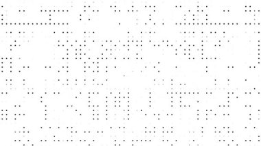 yüksek teknoloji rastgele parlayan noktalar ve azalan veri bilgi matrisi animasyonuyla teknolojik arka planı canlandırdı