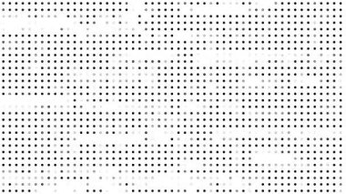 soyut hareket eden noktalar dokusu beyaz arkaplanda izole edilmiş, grunge yarım ton canlandırması