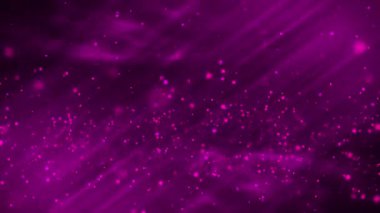 mor simli parçacıklar ışık ışınları döngüsünde düşüyorlar