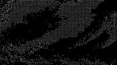 soyut animasyon teknolojisi koyu arkaplan, rastgele nokta soluk döngü canlandırması