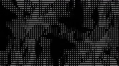 Noktalar dijital veriyi temsil ediyor, modern teknoloji soyut nokta hareket arkaplanı