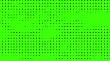 yüksek teknoloji dijital veri soyut rastgele noktalar animasyon arka plan, kodlama, programlama ve bilgi transferi kavramı, yeşil ekran kaldırmak için krom anahtar