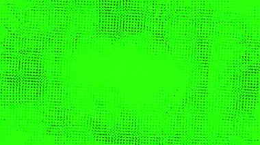 Yarım ton deseni doku canlandırma soyut arkaplan, yeşil ekran kaldırmak için krom tuş
