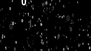 yüksek teknoloji ikili veri bilgileri soyut arkaplan, programlama için animasyon, bilgisayar kodlama kavramı