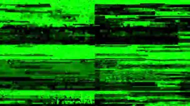 yeşil ekran krom anahtar arkaplanı. grunge analog glitch retro vintage efekti, retro vintage crt monitörü kötü sinyaller, hata, hata, hasarlı vhs animasyonu