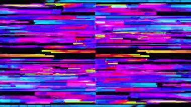 rgb bozuk statik çizgiler analog glitch retro vintage efekti, retro vintage crt kötü sinyalleri, hata, hasarlı vhs animasyonu