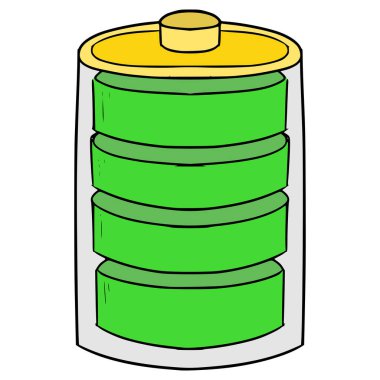 Tam pil resmetme elle izole edilmiş vektör