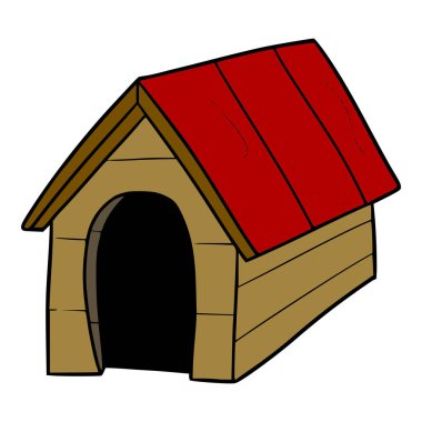 evcil hayvan evi illüstrasyon vektörü