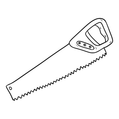 El yapımı illüstrasyon el çizimi izole vektör