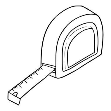 bant illüstrasyon el çizimi izole vektör çizimi