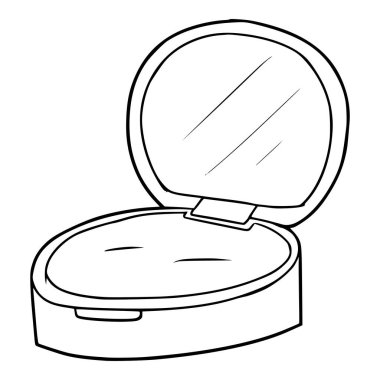 toz resimleme el çizimi izole edilmiş vektör ana hatları