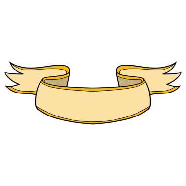 parşömen afişi el çizimi izole vektör