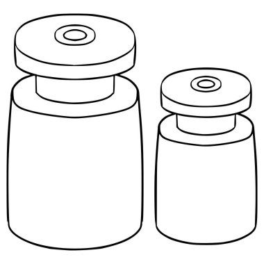 pirinç ağırlık illüstrasyon el çizimi ana hat vektörü
