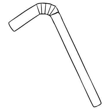 saman illüstrasyon el çizimi ana hat vektörü