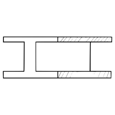 ron ışını çizimi el çizimi taslak vektörü