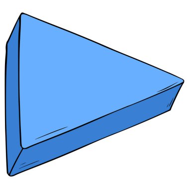 simge resmetme elle izole edilmiş vektörü oynat