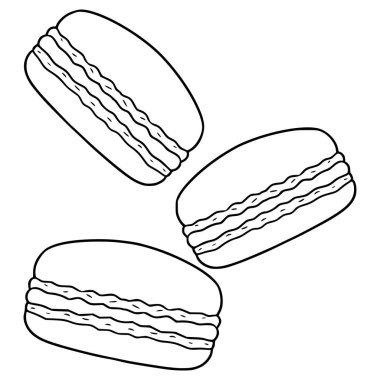 Makaronlar el çizimi taslak vektörü