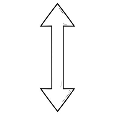 tasnif düğmesi el çizimi dış hat vektörü