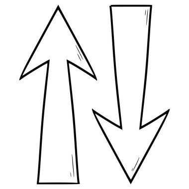 tasnif düğmesi el çizimi dış hat vektörü