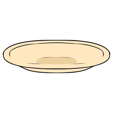 levha çizimi el izole vektörü