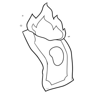 Para resimleme el çizimi taslak vektörü