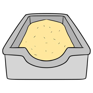 çöp kutusu çizimi elle izole edilmiş vektör