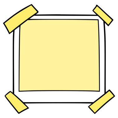 resimdeki resim elle izole edilmiş vektör çizildi