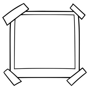 resim çizimi el çizimi ana hat vektörü