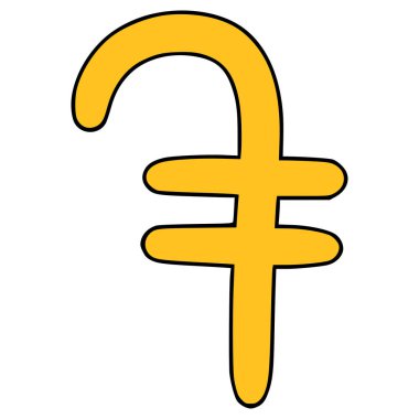 dram simgesi çizimi elle izole edilmiş vektör