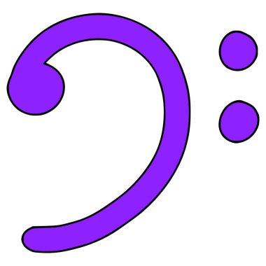 bas anahtarı işareti çizimi el izole vektörü