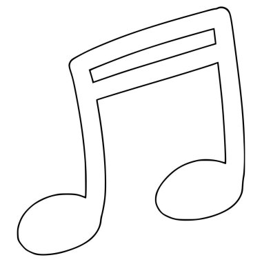 16. nota el çizimi taslak vektörünü ışınla