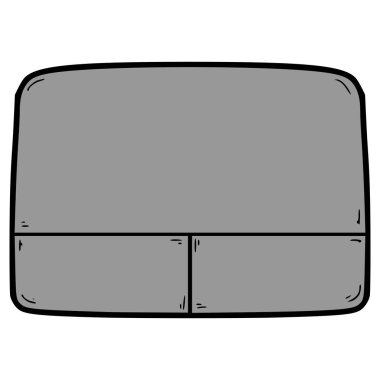 dokunmatik çizim elle izole edilmiş vektör