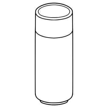 termos illüstrasyon el çizimi ana hat vektörü