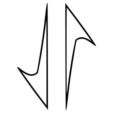 mobil veri illüstrasyon el çizimi ana hat vektörü