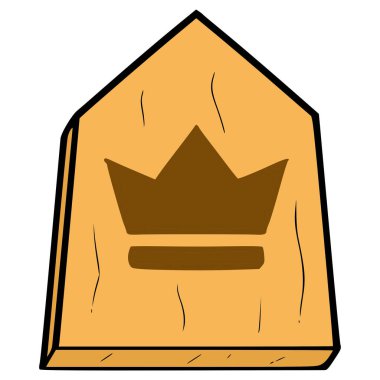 Shogi parçaları çizim elle izole edilmiş vektör