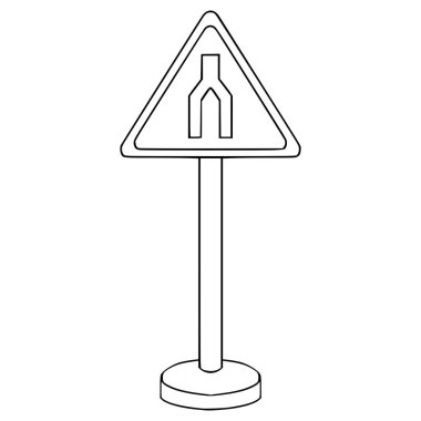 İkili at arabası çizim el çizimi ana hat vektörünü sonlandırdı