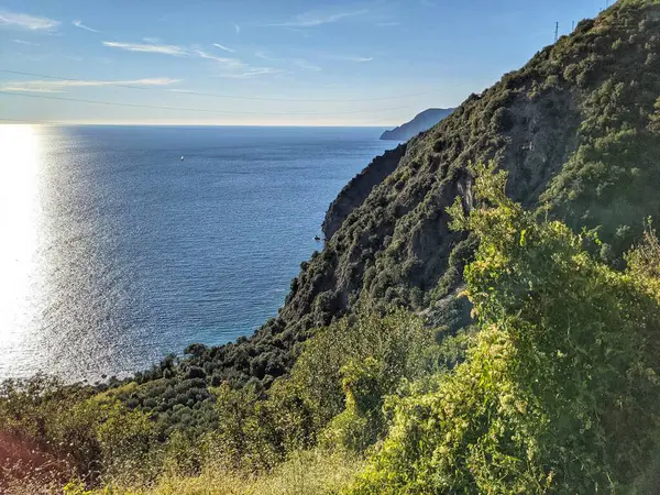 Yunanistan 'ın Girit adasında çarpıcı bir deniz manzarası.