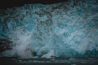 Alaska 'da buzağıların nefes kesen nefes kesiciliğine tanık olun. Bu dinamik çekim doğanın gücünü ve ihtişamını yakalar, çevresel ve seyahat temalarını vurgulayan video ve görüntüler için mükemmeldir..