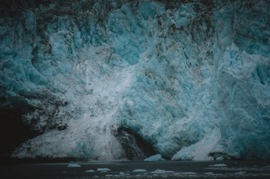 Doğanın ham gücünü Alaska 'daki buzul yavrusunun çarpıcı görüntüsüyle hissedin. Çevresel temaları, seyahat maceralarını ve doğal olayları vurgulamak için mükemmel.