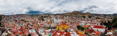 Guanajuato, Meksika 'nın hava manzarası.