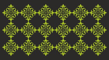 Desensiz Desenli Duvar Kağıdı Tasarımı Yazdırma Sanatı