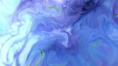 Soyut konsept dönüşümü için canlı renkli dinamik akrilik boya damlası kıvrımlı sıvı hareket dokusu arkaplanı sanatsal grunge renk renk akış dokusu yayılmış etki parçacıkları giriş