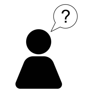 İnsan karmaşası düz vektör ikonu tasarımı